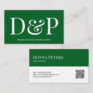 Visitenkartenvorlage mit QR-Code | DP7 Visitenkarte