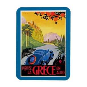 Visitez La Grece en Auto Magnet