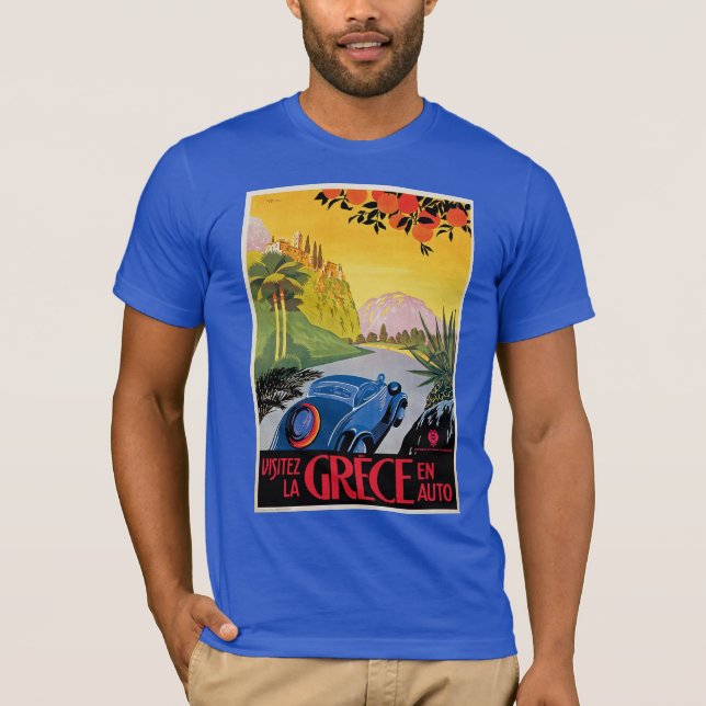 Visitez La Grece en Auto T-Shirt (Vorderseite)