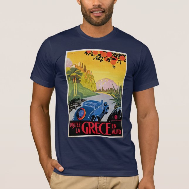 Visitez La Grece en Auto T-Shirt (Vorderseite)
