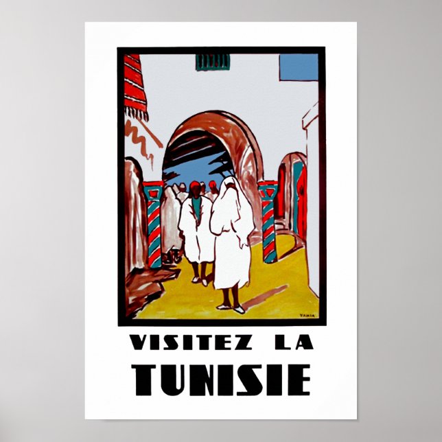 Visitez La Tunisie Poster (Vorne)