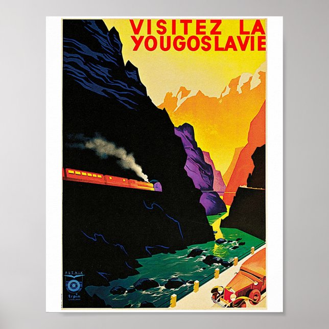 VISITEZ LA YUGOSLAVIE POSTER (Vorne)