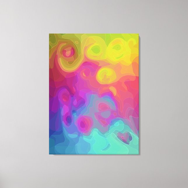 Viskosität Leinwanddruck (Vorderseite)