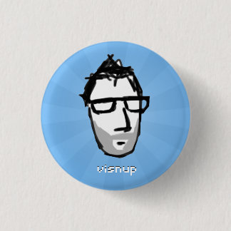visnu Knopf (blau) Button