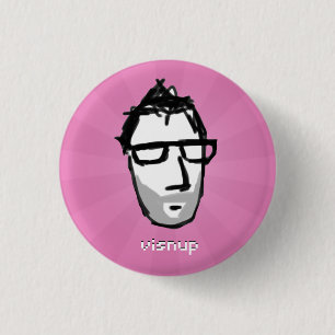 visnup Knopf (magentarot) Button