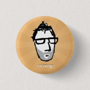 visnup Knopf (orange) Button