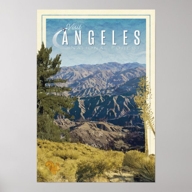 Vist Angeles National Forest Poster (Vorne)