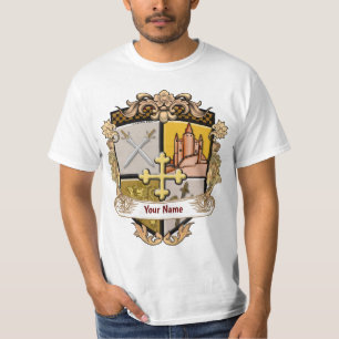 Vista Cross Shield Nachname T-Shirt