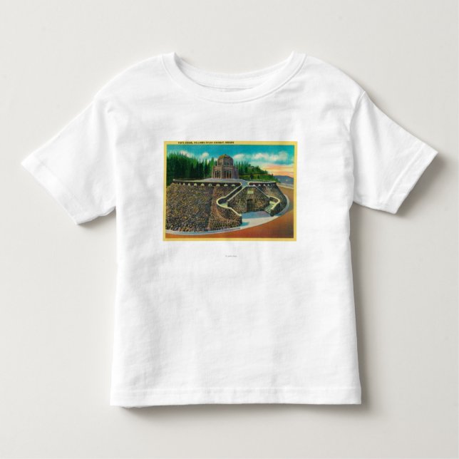 Vista-Haus auf Columbia River, Oregon Kleinkind T-shirt (Vorderseite)