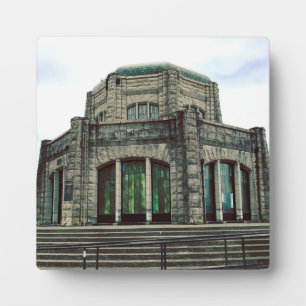 Vista House, Columbia River Gorge, OR Fotoplatte