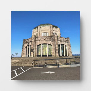 Vista House, Columbia River Gorge, Oregon Fotoplatte