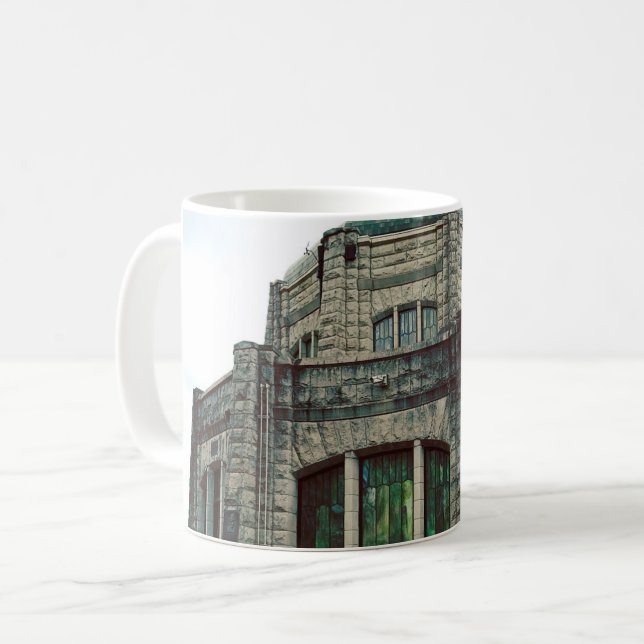 Vista House, Columbia River Gorge, Oregon Kaffeetasse (Vorderseite Links)