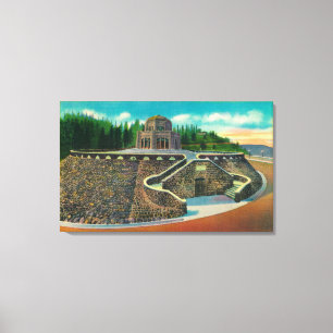 Vista House on Columbia River, Oregon Leinwanddruck