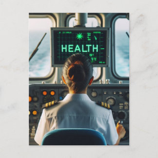 Visualizing HEALTH Get Well Card Postkarte