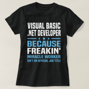 Visuell Basic .NET Developer T-Shirt