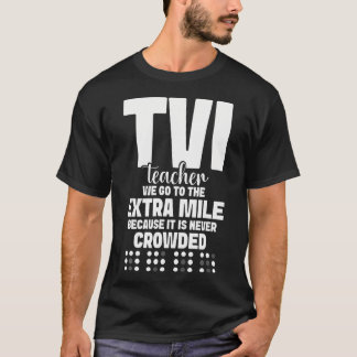 Visuell Beeinträchtigte Gruppe Extra Meile Visuell T-Shirt