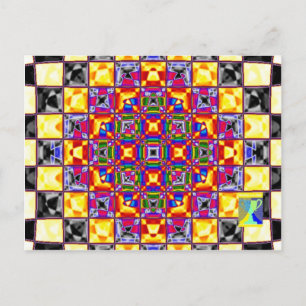 Visuelle Art Postkarte