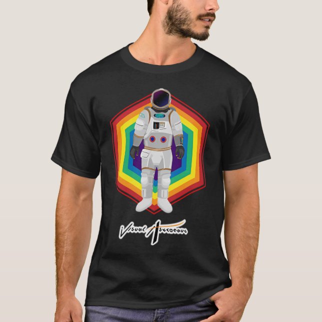 Visuelle Astronautenpreisträgerfeier T-Shirt (Vorderseite)