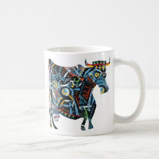 Visuelle Blues: Kuh-Tasse Kaffeetasse