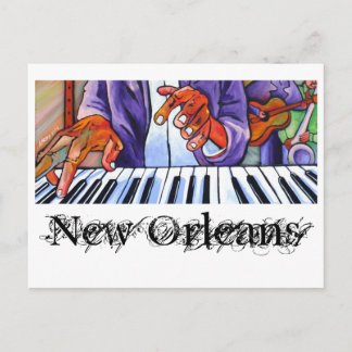 Visuelle Blues: Künstlerkarten: New Orleans Postkarte