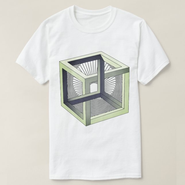 Visuelle Keule auf einem endlosen Labyrinth T-Shirt (Design vorne)