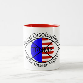 Visuelle Missachtung der Tasse der unsichtbaren Me