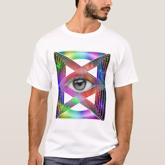 Visuelle Muster T-Shirt (Vorderseite)