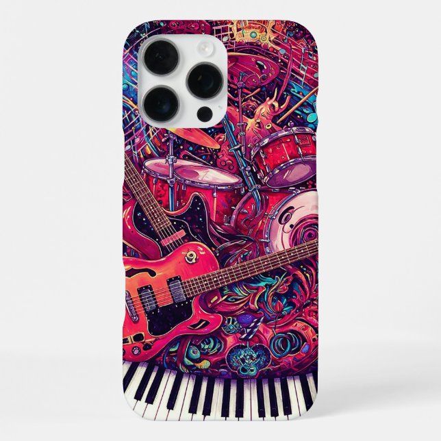 Visuelle Sounds iPhone Hülle (Rückseite)
