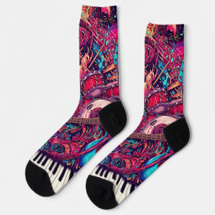 Visuelle Sounds Socken