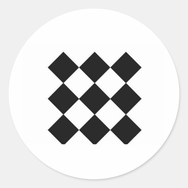 Visuelle Stimulierung des Säuglings Runder Aufkleber (Vorderseite)