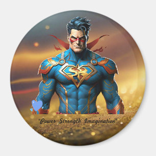 "Visueller Heldenmacher" Magnet