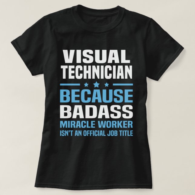 Visueller Techniker T-Shirt (Design vorne)