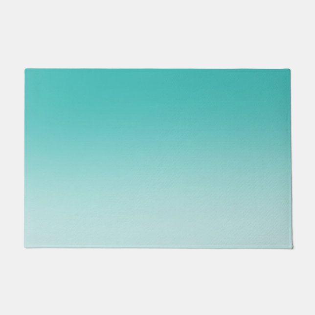 Visuelles Blau Fußmatte (Vorderseite)
