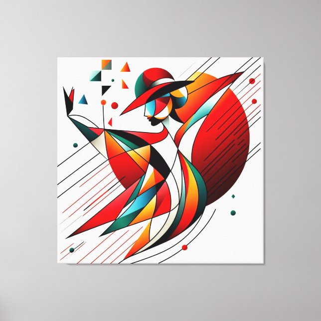 Visuelles Kunstwerk #7 Leinwanddruck (Vorderseite)