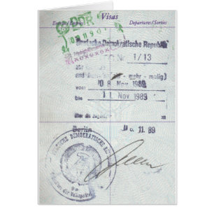 Visums-u. Eintritts-Briefmarken von