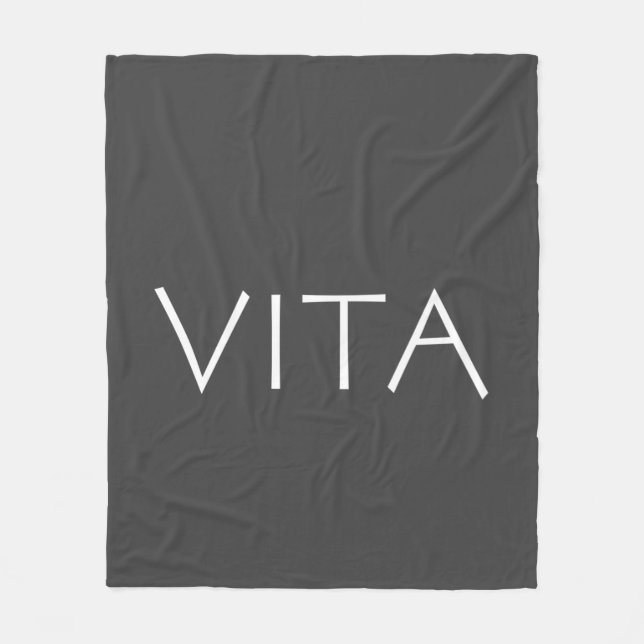Vita Fleecedecke (Vorderseite)