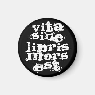 Vita sine libris mors est magnet