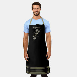 Vita Verde Kollektion Schwarz Schürze