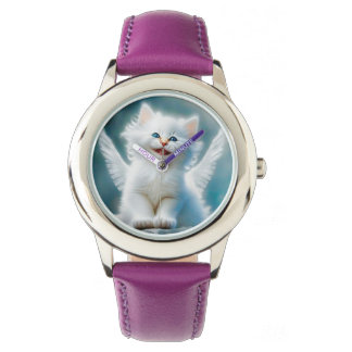 Vitage Kitten Angel Armbanduhr