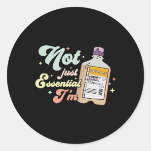 Vital Af Funny Nurse Dietician Rd Rn Critical Care Runder Aufkleber