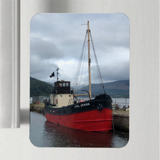 Vital Spark, Puffer Boat, Inveraray, Schottland Magnet (Von Creator hochgeladen)