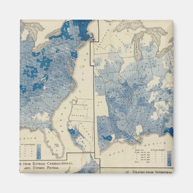Vital-Statistik, United Staaten-Erhebung Magnet (Vorne)