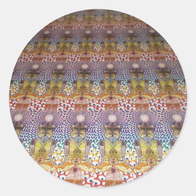 Vitalaufkleber Großdruck Runder Aufkleber (Vorderseite)