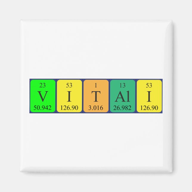 Vitali-Periodenmagnet Magnet (Vorne)