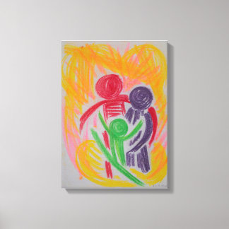 Vitalität und starke Anleihe Leinwanddruck