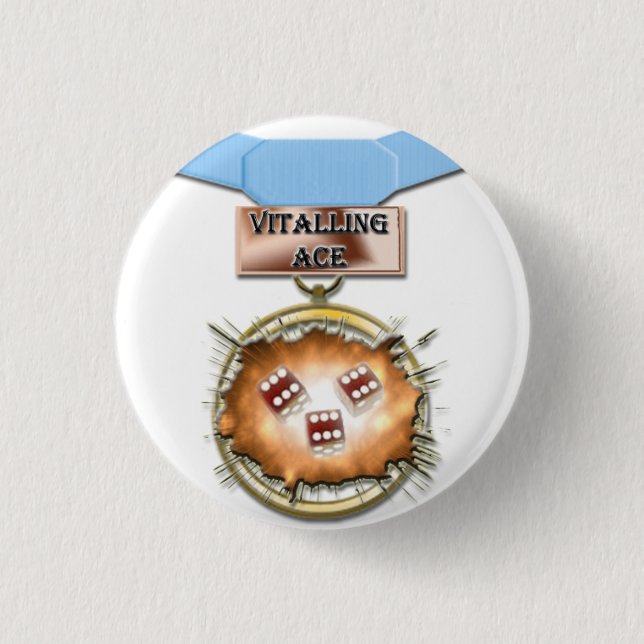 Vitalling As-Medaillenknopf Button (Vorderseite)