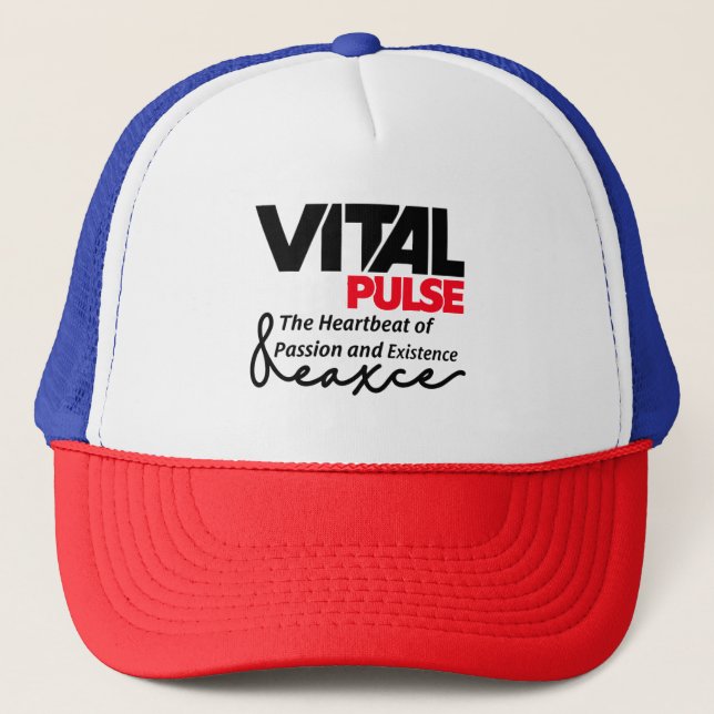Vitalpulse Truckerkappe (Vorderseite)