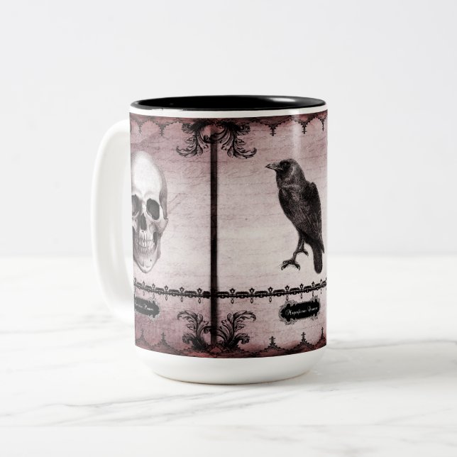 Vitam Aeternam Zweifarbige Tasse (Vorderseite Links)