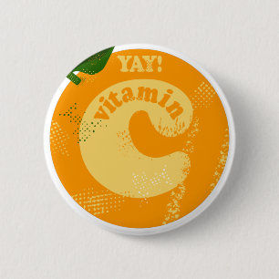 Vitamin C Orange Button