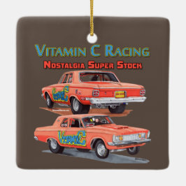 Vitamin C Racing Keramikornament